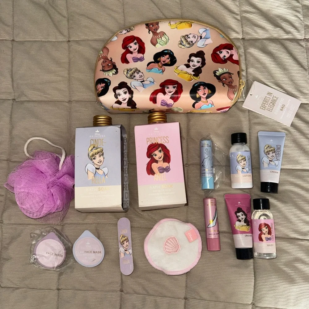 Disney Princess Mad Beauty Bath Soak & Bubbles Set -